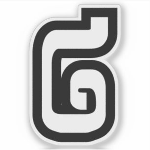 Sticker Lao / Laos Numéro 2 / 2 / ໒ (Chant) Laotien