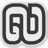 Sticker Lao / Laos Numéro Neuf / 9 / ໙ (Kao/Gao) Laotien (Devant)