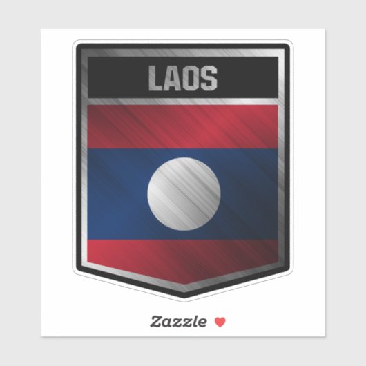 Sticker Laos (Feuille)