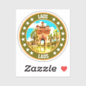 Sticker Laos (Feuille)