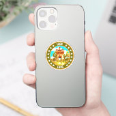 Sticker Laos (Téléphone)