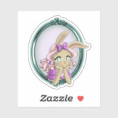 Sticker Lapin (Feuille)