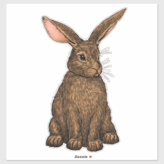 Sticker Lapin 3 (Feuille)
