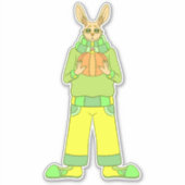 Sticker Lapin Coquet (Devant)