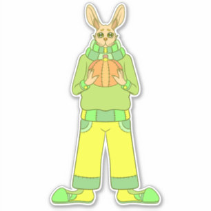 Sticker Lapin Coquet