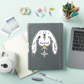 Sticker Lapin de la Fatalité Drôle Lapin Bizarre (Couverture iPad)