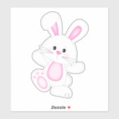 Sticker Lapin de Pâques (Feuille)