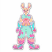 Sticker Lapin d'été (Devant)