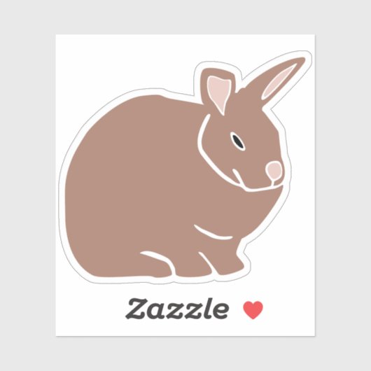Sticker Lapin Lapin (Feuille)