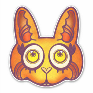 Sticker Lapin Métal