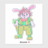Sticker Lapin Mignon (Feuille)