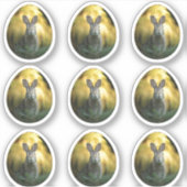 Sticker Lapin Sur Oeuf (Devant)
