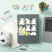 Sticker Lapins de Pâques mignons (Couverture iPad)