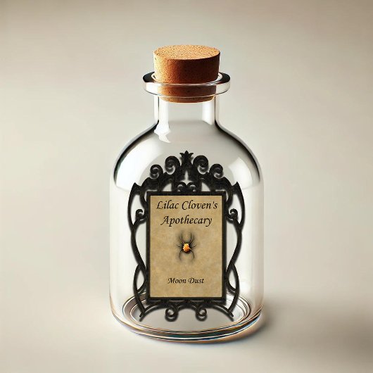 Sticker L'apothécaire de Lilac Cloven : la poussière de lu