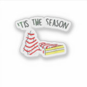 Sticker L'arbre de Noël de la saison  (Devant)