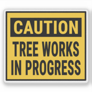 Sticker L'arbre de prudence fonctionne en cours