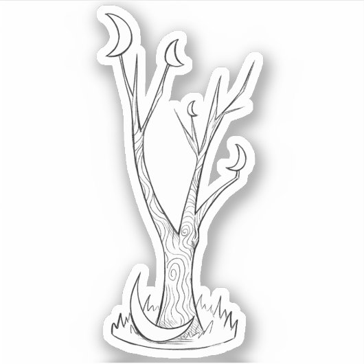 Sticker L'Arbre Lune (Devant)