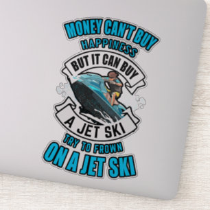Sticker L'argent ne peut pas acheter le bonheur mais il pe