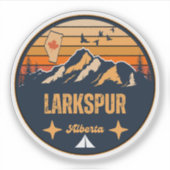 Sticker Larkspur (Alberta) (Devant)