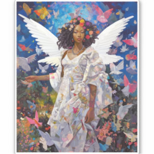 Sticker L'art de l'Imaginaire de l'ange noir