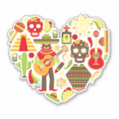 Sticker L'art mexicain (Devant)