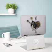 Sticker L'art tribal africain (Ordinateur portable sur le bureau)