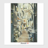 Sticker L'artisanat du vélo (Feuille)