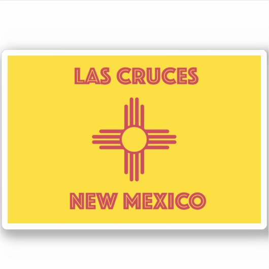 Sticker Las Cruces NM (Devant)