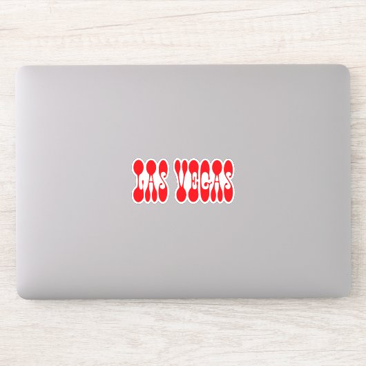 Sticker Las Vegas coloré (Ordinateur)