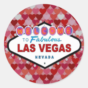 Sticker Las Vegas Hearts of Fun