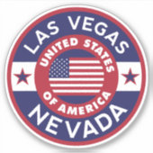 Sticker LAS VEGAS, Nevada (Devant)