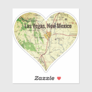 Sticker Las Vegas NM Vintage Topo