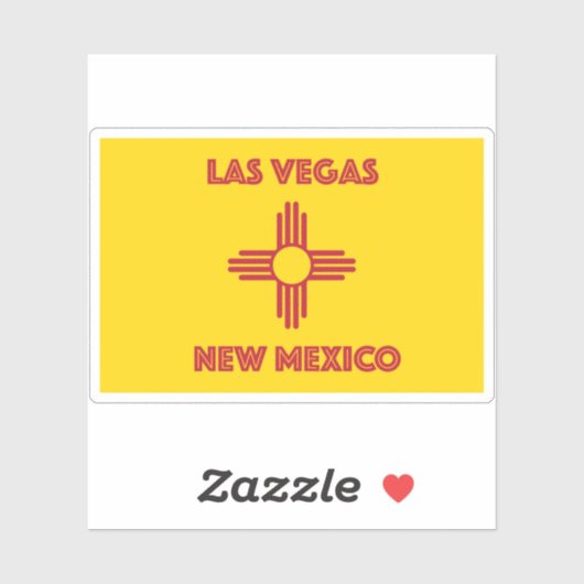 Sticker Las Vegas Nouveau-Mexique (Feuille)