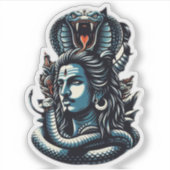 Sticker « L'ascension du Seigneur Serpent » (Devant)