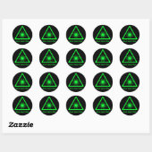 Sticker laser vert (Feuille)