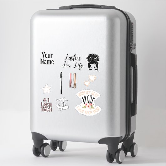 Sticker Lash Tech (Sur valise)