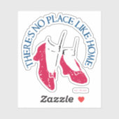 Sticker L'Assistant D'Oz™ | Il n'y a pas d'endroit comme l (Feuille)