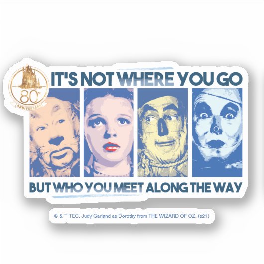 Sticker L'Assistant D'Oz™ | Qui Vous Rencontrez En Chemin (Devant)