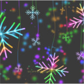 Sticker L'atmosphère de Noël festive et animée de Slippery (Devant)