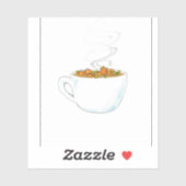 Sticker Latte de patchs citrouille (Feuille)