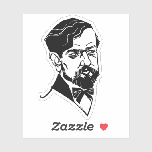 Sticker laude Debussy (Feuille)