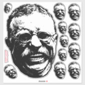 Sticker Laughing Teddy (Feuille)