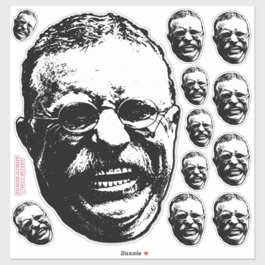 Sticker Laughing Teddy (Feuille)