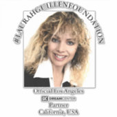 STICKER #LAURAHGUILLENFOUNDATION (Devant)