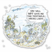 Sticker L'autocollant de contour de Tentacle (Devant)