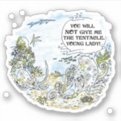 Sticker L'autocollant de contour de Tentacle (Devant)