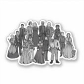 Sticker L'autocollant Dread Penny Society (Devant)