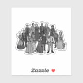 Sticker L'autocollant Dread Penny Society (Feuille)