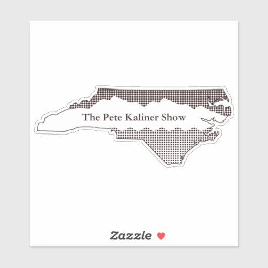 Sticker L'autocollant du logo de l'état de Pete Kaliner Sh (Feuille)