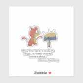 Sticker L'autocollant Kitty & Zoetrope (Feuille)